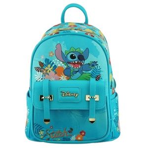 Disney x WondaPop Lilo & Stitch Hula Dance 11”  Vegan Leather Mini Backpack